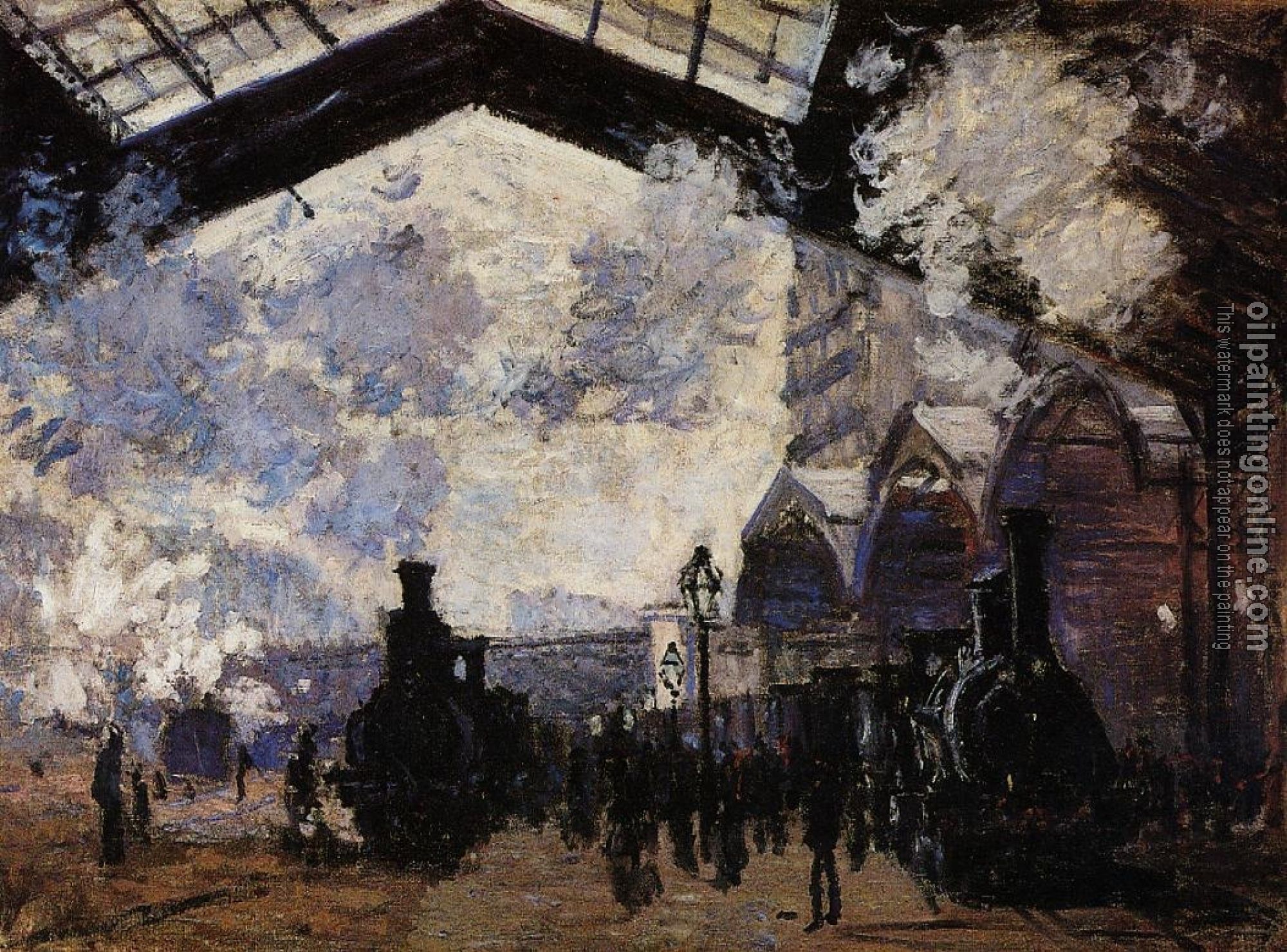 Monet, Claude Oscar - The Saint-Lazare Station